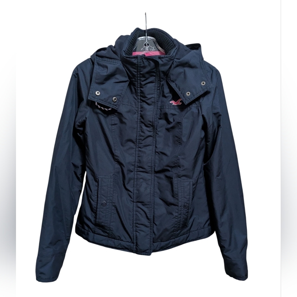Hollister Women's Navy All Weather Utility Jacket XS